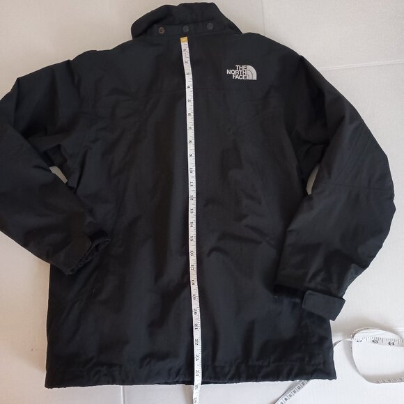 The North Face Outer Shell of the HyVent Black Full-Zip Jacket Youth 14/16 - Picture 13 of 16